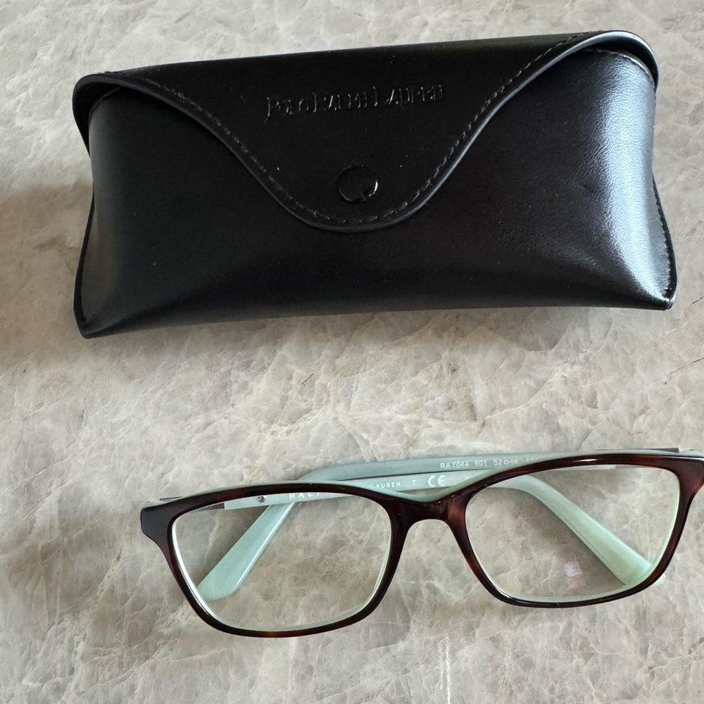 Ralph Lauren Eyeglasses RA 7044‎ 601 Frames 52 [] 16 135 Flex Hinges Plus Case - Picture 4 of 10